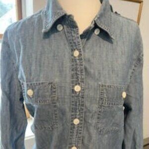 J Crew, Selvedge chambray button down shirt